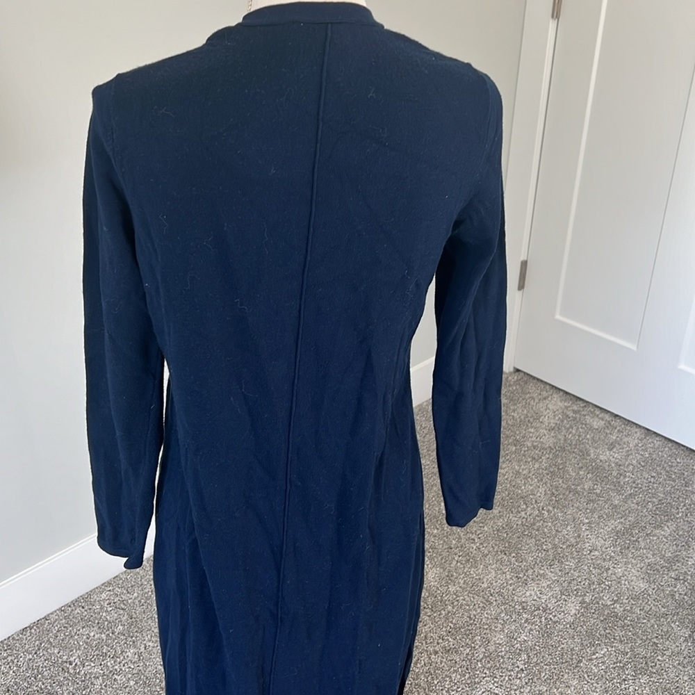 Long Ribbed Duster White House Black Market - Picture 3 of 6